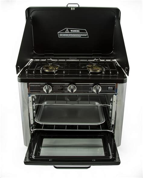 gas cooker in van